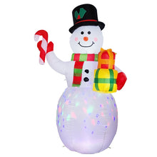 Load image into Gallery viewer, Santa Claus Christmas Tree Snowman Inflatable LED Luminous Christmas Ornaments,, US Plug