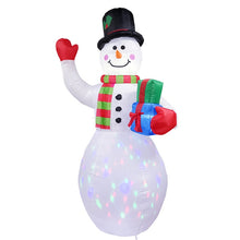 Load image into Gallery viewer, Santa Claus Christmas Tree Snowman Inflatable LED Luminous Christmas Ornaments,, US Plug