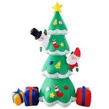 Load image into Gallery viewer, Santa Claus Christmas Tree Snowman Inflatable LED Luminous Christmas Ornaments,, US Plug