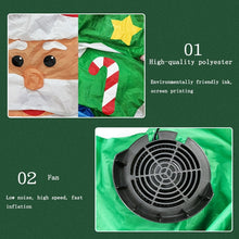 Load image into Gallery viewer, Santa Claus Christmas Tree Snowman Inflatable LED Luminous Christmas Ornaments,, US Plug