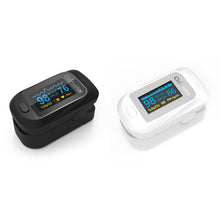 Load image into Gallery viewer, JZ-133R Finger Pulse Oximeter Finger-Type Blood Oxygen Saturation Monitor, Black, White