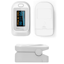 Load image into Gallery viewer, JZ-133R Finger Pulse Oximeter Finger-Type Blood Oxygen Saturation Monitor, Black, White
