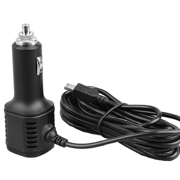 H519 Car Charger Driving Recorder Power Cord Dual USB With Display Charging Line, Specification:, Mini Straight, Mini Right Elbow, Mini Left Elbow, Micro Straight, Micro Left Elbow, Micro Right Elbow