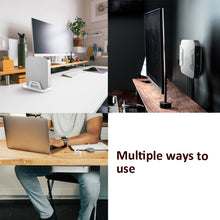 Load image into Gallery viewer, Multi-Function Tablet Bracket Router Desktop Wall Storage Bracket For Mac Mini, Tablet Bracket (Transparent)