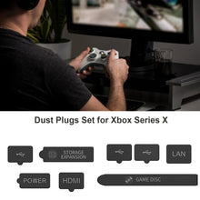 Load image into Gallery viewer, For XBOX Series S/X Host Dustproof Set Dust Plug,Style:, Normal Edition, Deluxe Edition