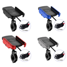 Load image into Gallery viewer, M9 Motorcycle Wireless Charging Mobile Phone Bracket 15W Fast Charging Mobile Phone Navigation Bracket, M9 (Black), M9 (Blue), M9 (Red), M9 (Gray)