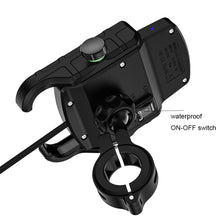 Load image into Gallery viewer, M9 Motorcycle Wireless Charging Mobile Phone Bracket 15W Fast Charging Mobile Phone Navigation Bracket, M9 (Black), M9 (Blue), M9 (Red), M9 (Gray)