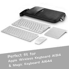 Load image into Gallery viewer, Universal PU Leather + Nylon Waterproof Zipper Portable Keyboard Storage Bag For Apple Wireless Keyboard A1314 &amp; Magic Keyboard A1644