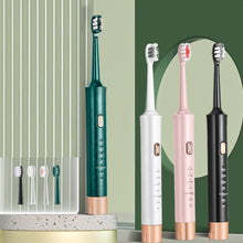 Load image into Gallery viewer, AW-175 Adult Household USB Sonic Electric Toothbrush Couple Toothbrush, White, Pink, Green, Black