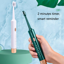 Load image into Gallery viewer, AW-175 Adult Household USB Sonic Electric Toothbrush Couple Toothbrush, White, Pink, Green, Black