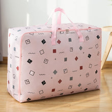 Load image into Gallery viewer, Oxford Cloth Quilt Moisture-Proof &amp; Waterproof Storage Bag Zipper Portable Moving Luggage Bag, 55x33x20cm, 58x38x22cm, 60x50x25cm