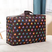 Load image into Gallery viewer, Oxford Cloth Quilt Moisture-Proof &amp; Waterproof Storage Bag Zipper Portable Moving Luggage Bag, 55x33x20cm, 58x38x22cm, 60x50x25cm