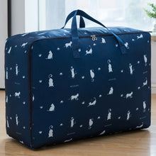 Load image into Gallery viewer, Oxford Cloth Quilt Moisture-Proof &amp; Waterproof Storage Bag Zipper Portable Moving Luggage Bag, 55x33x20cm, 58x38x22cm, 60x50x25cm