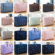 Load image into Gallery viewer, Oxford Cloth Quilt Moisture-Proof &amp; Waterproof Storage Bag Zipper Portable Moving Luggage Bag, 70x50x30cm