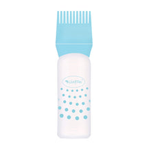 Load image into Gallery viewer, Hair Dyeing Hair Care Dry Cleaning Bottle Squeeze Transparent Rinse Scale Bottle Hairdressing Tools, Black, Blue, Pink