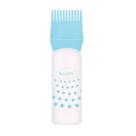 Hair Dyeing Hair Care Dry Cleaning Bottle Squeeze Transparent Rinse Scale Bottle Hairdressing Tools, Black, Blue, Pink