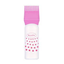 Load image into Gallery viewer, Hair Dyeing Hair Care Dry Cleaning Bottle Squeeze Transparent Rinse Scale Bottle Hairdressing Tools, Black, Blue, Pink