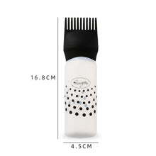 Load image into Gallery viewer, Hair Dyeing Hair Care Dry Cleaning Bottle Squeeze Transparent Rinse Scale Bottle Hairdressing Tools, Black, Blue, Pink