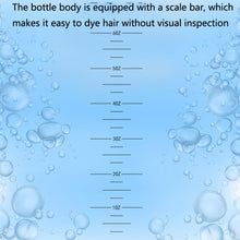Load image into Gallery viewer, Hair Dyeing Hair Care Dry Cleaning Bottle Squeeze Transparent Rinse Scale Bottle Hairdressing Tools, Black, Blue, Pink