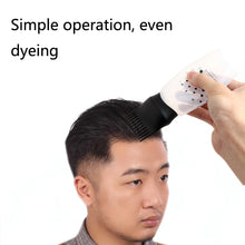 Load image into Gallery viewer, Hair Dyeing Hair Care Dry Cleaning Bottle Squeeze Transparent Rinse Scale Bottle Hairdressing Tools, Black, Blue, Pink
