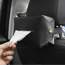 Load image into Gallery viewer, 2 PCS Car Leather Tissue Box Home Paper Towel Storage Box