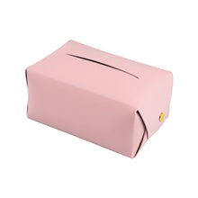 Load image into Gallery viewer, 2 PCS Car Leather Tissue Box Home Paper Towel Storage Box