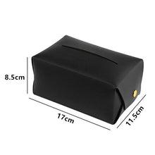 Load image into Gallery viewer, 2 PCS Car Leather Tissue Box Home Paper Towel Storage Box