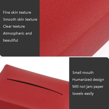 Load image into Gallery viewer, 2 PCS Car Leather Tissue Box Home Paper Towel Storage Box