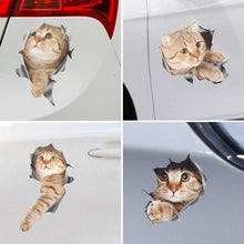 Load image into Gallery viewer, 3D Stereo Cat Car Sticker Car Body Scratches And Occlusion Stickers, Style 1 Small, Style 2 Small, Style 3 Small, Style 4 Small, Style 1 Large, Style 2 Large, Style 3 Large, Style 4 Large