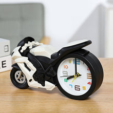 Load image into Gallery viewer, Motorcycle Alarm Clock Ornaments Creative Child Gift Clock, Blue Motorcycle Racing, Red Motorcycle Racing, Yellow Motorcycle Racing, White Motorcycle Racing