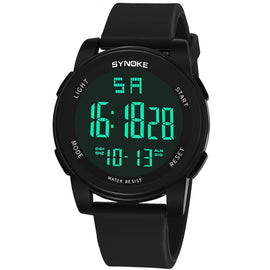 SYNOKE 9002 Men Outdoor Waterproof Sports Watch Multifunctional Luminous Digital Watch