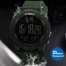 Load image into Gallery viewer, SYNOKE 9002 Men Outdoor Waterproof Sports Watch Multifunctional Luminous Digital Watch