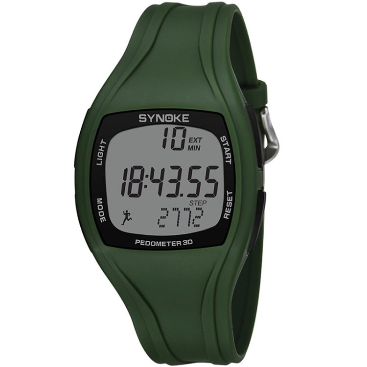 SYNOKE 9105 Multifunctional Sports Time Record Waterproof Pedometer Electronic Watch