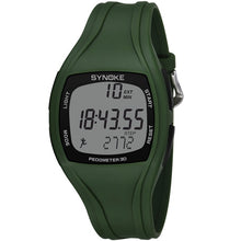 Load image into Gallery viewer, SYNOKE 9105 Multifunctional Sports Time Record Waterproof Pedometer Electronic Watch
