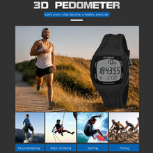 Load image into Gallery viewer, SYNOKE 9105 Multifunctional Sports Time Record Waterproof Pedometer Electronic Watch