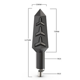 1 Pair VS6-6 Motorcycle LED Steering Tail Lamp 12V Flow Water Light Turn Lamp, VS6-6