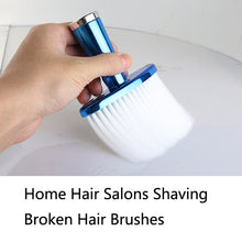 Load image into Gallery viewer, P6424 Hairdresser Sweeping Hair Brushes Hairdressing Nylon Soft Cleaning Brushes Home Hair Salons Shaving Broken Hair Brushes, Gold, Red, Blue, Silver