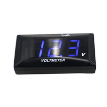Load image into Gallery viewer, 12-150V Motorcycle LCD Display Voltage, White Light, Red Light, Blue Light, Green Light