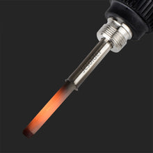 Load image into Gallery viewer, Metallic LCD Temperature Regulating Soldering Iron And Soldering Iron Tip Set Electric Soldering Iron Welding Tool, 220V EU Plug Bronze Head Red, 110V US Plug Bronze Head Red, 220V EU Plug Silver Head Red, 110V US Plug Silver Head Red                  ...
