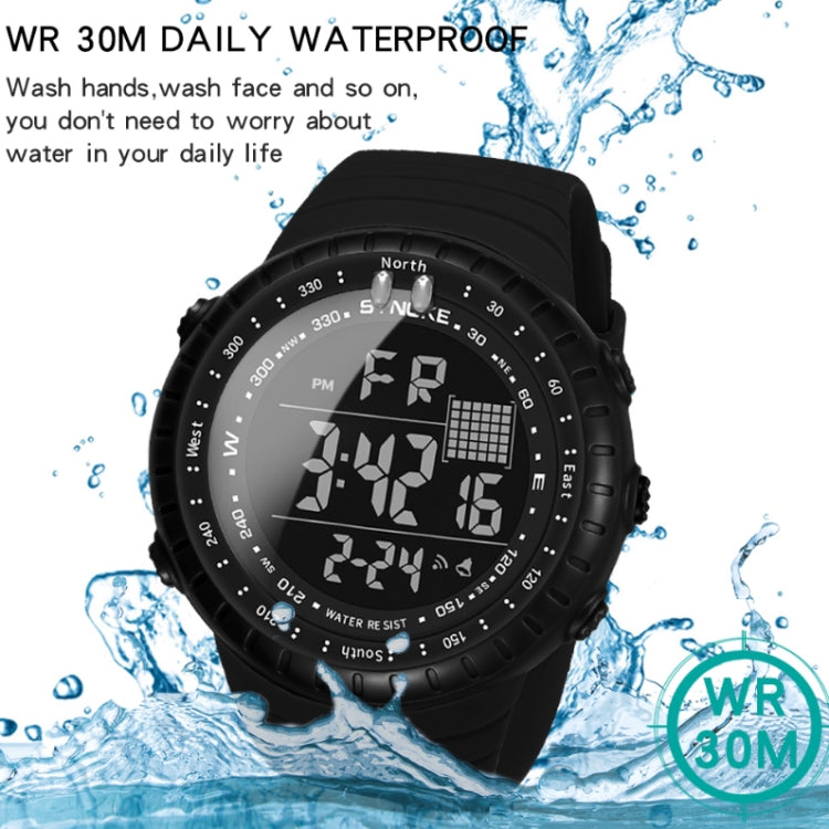 SYNOKE 8209 Multifunctional Sports Swimming Waterproof Luminous Alarm Men Electronic Watch