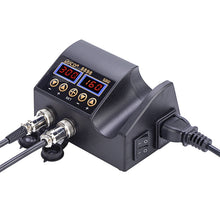 Load image into Gallery viewer, Hot Air Desoldering Station Dual Digital Display Two In One Temperature Control Electric Soldering Iron Soldering Station,, EU Plug
