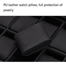 Load image into Gallery viewer, 6+3 PU Watch Glasses Case Carbon Fiber PU Skin Watch Box Sunglasses Box, 6 + 3 Brown, 6 + 3 Black
