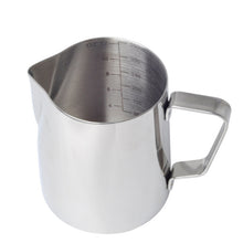 Load image into Gallery viewer, Inner Scale Pull Flower Cup Stainless Steel Milk Foam Cup Coffee Utensils, 350ml, 600ml