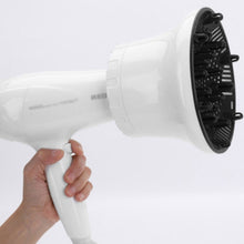Load image into Gallery viewer, Universal Hair Diffuser Adaptable For Blow Dryers with Rotatable Design Curly Hair Large Wind Hood, White, Black