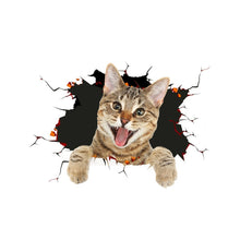 Load image into Gallery viewer, 4 PCS 3D Simulation Animal Personality Car Stickers Glass Car Door Scratches Decorative Occlusion Stickers, Dog Head 2, Cat Style 1, Cat Style 2, Cat Style 4, Cat Style 5, Cat Style 6
