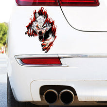 Load image into Gallery viewer, 3D Realistic Wolf Head Hood Door Car Body Decoration Stickers Scratches Cover Waterproof Car Stickers, Wolf Head Right, Wolf Head Left