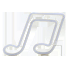 Load image into Gallery viewer, Musical Note Neon Light Modeling Lighting Room Decoration Lights, Blue Light, Red Light, Colorful Light, Pink Light