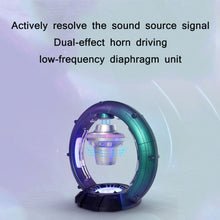 Load image into Gallery viewer, Magnetic Levitation Bluetooth Speaker Space Spacecraft Crafts, US Plug