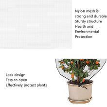 Load image into Gallery viewer, Plant Insect Cover Net With Drawstring Greenhouse Fruit Tree Bird Cover, 1x0.7m, 1x1.2m, 1x1.4m, 1.2x1.4m, 1x1.5m