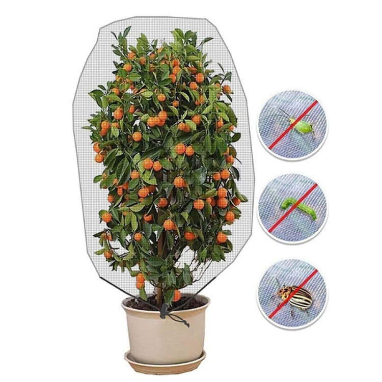 Plant Insect Cover Net With Drawstring Greenhouse Fruit Tree Bird Cover, 1x0.7m, 1x1.2m, 1x1.4m, 1.2x1.4m, 1x1.5m
